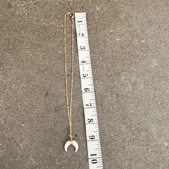 Local Artisan Made Crescent Moon Necklace - Picture 4 of 4